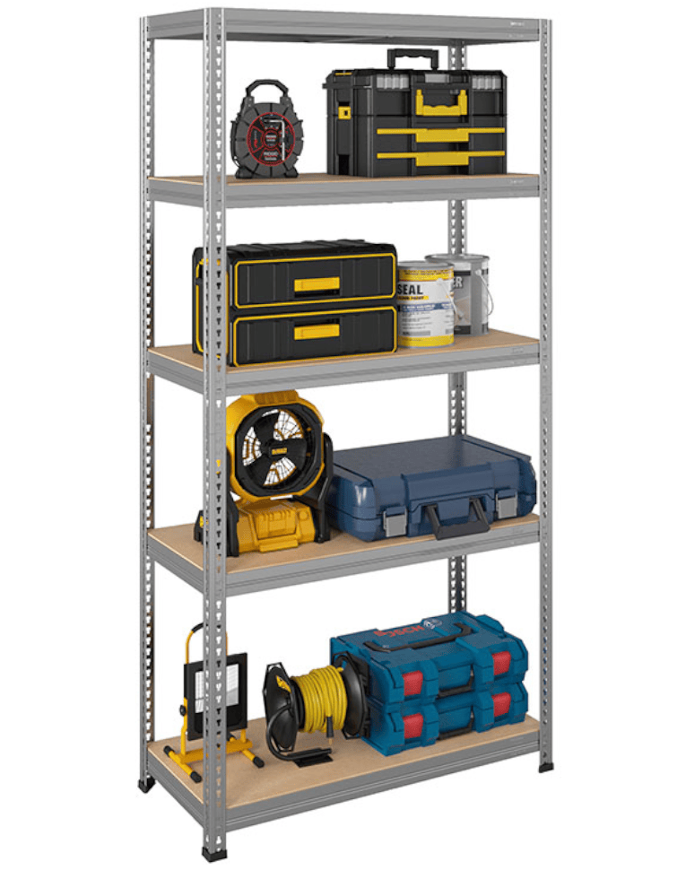 Стеллаж быстросборный ЛОФТ (SBL) 1800x1200x400 5 полок (цинк) купить в Мурманске Стеллаж быстросборный ЛОФТ (SBL) 1800x1200x400 5 полок (цинк) купить в Мурманске