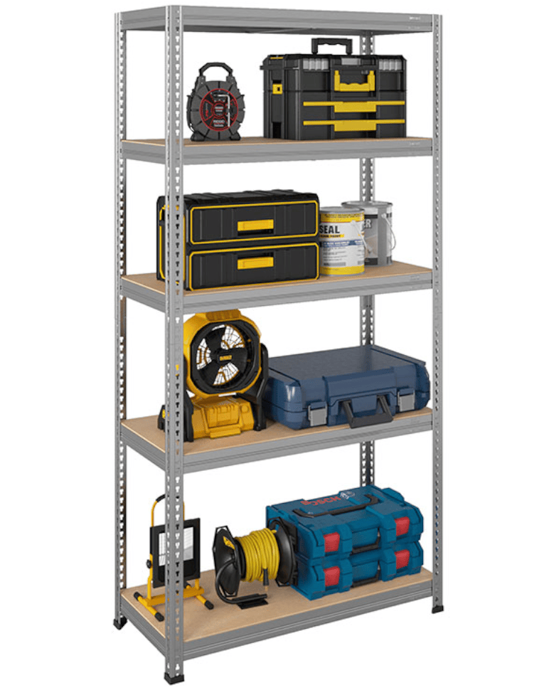 Стеллаж быстросборный ЛОФТ (SBL) 1800x1200x450 5 полок (цинк) купить в Мурманске Стеллаж быстросборный ЛОФТ (SBL) 1800x1200x450 5 полок (цинк) купить в Мурманске