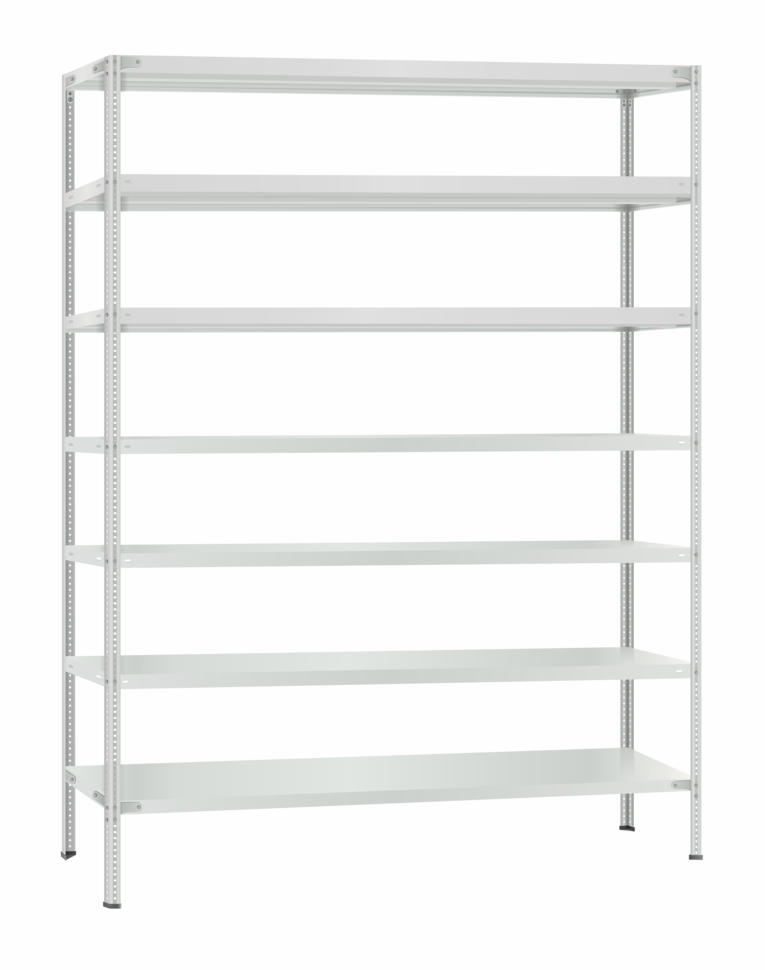 Стеллаж металлический Титан МС-500 3000х1500х600 7 полок купить в Мурманске Стеллаж металлический Титан МС-500 3000х1500х600 7 полок купить в Мурманске