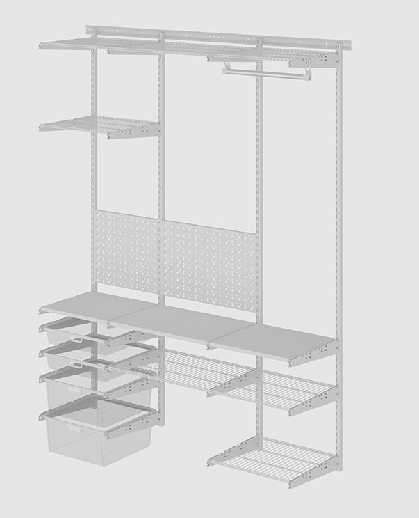 Гардеробная система Практик Home Дача 1 купить в Мурманске Гардеробная система Практик Home Дача 1 купить в Мурманске
