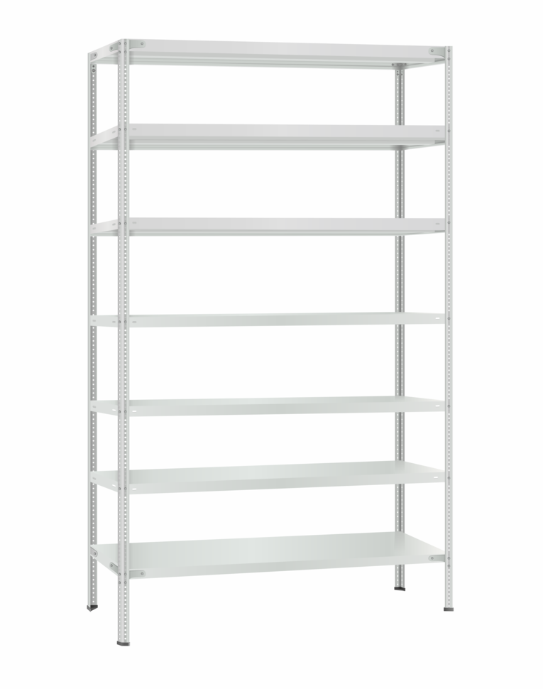 Стеллаж металлический Титан МС-500 2400х1200х400 7 полок купить в Мурманске