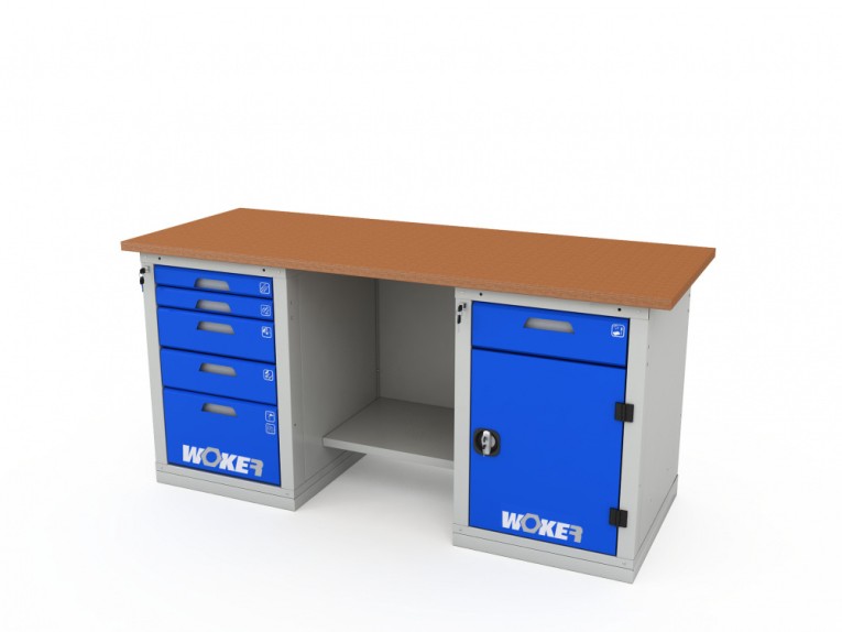 Верстак двухтумбовый WOKER PRO 2502.1800 купить в Мурманске Верстак двухтумбовый WOKER PRO 2502.1800 купить в Мурманске