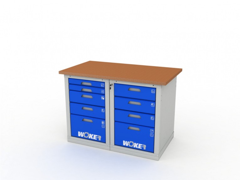 Верстак двухтумбовый WOKER PRO 2504.1200 купить в Мурманске Верстак двухтумбовый WOKER PRO 2504.1200 купить в Мурманске