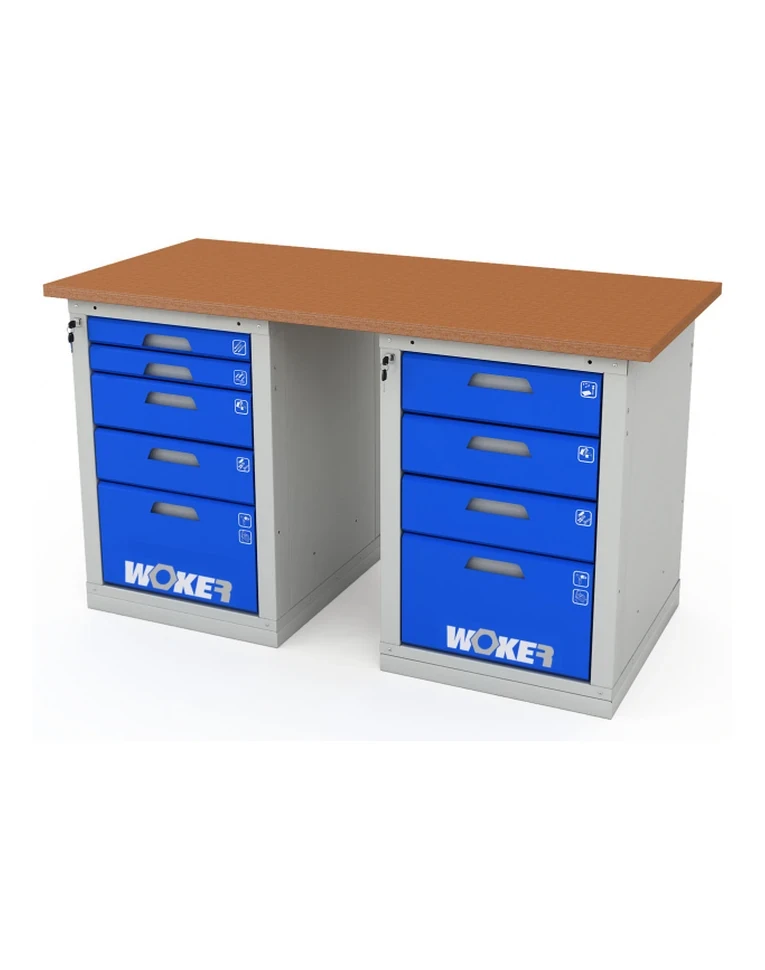 Верстак двухтумбовый WOKER PRO 2504.1500 купить в Мурманске