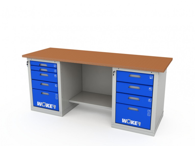 Верстак двухтумбовый WOKER PRO 2504.2000 купить в Мурманске