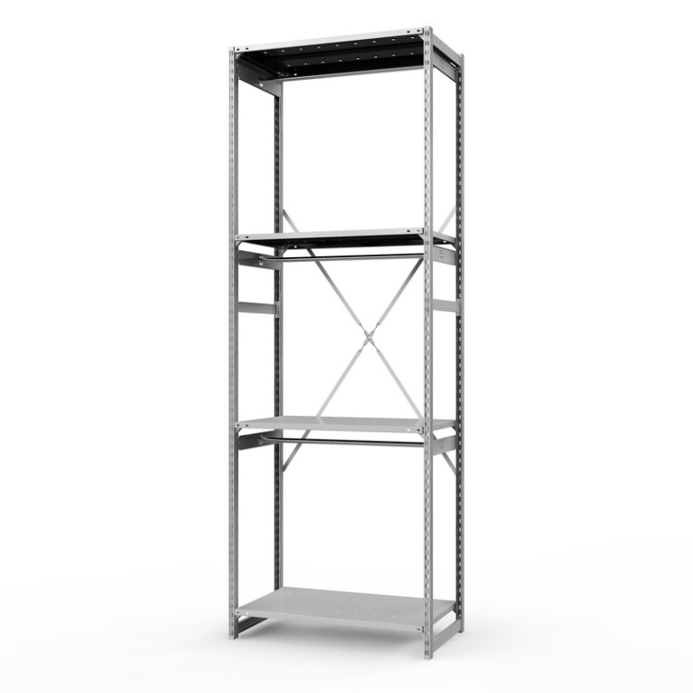 Стеллаж металлический ТСУ Универсал, 3000х1060х600 мм.Штанги: 3шт. Полки: металл усил. перф. 4 шт. купить в Мурманске Стеллаж металлический ТСУ Универсал, 3000х1060х600 мм.Штанги: 3шт. Полки: металл усил. перф. 4 шт. купить в Мурманске