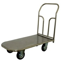 Платформенная тележка ТП НЖ 1 (г/п 500 кг, 800x500 мм, колеса серая резина 200 мм, нержавеющая сталь) Платформенная тележка ТП НЖ 1 (г/п 500 кг, 800x500 мм, колеса серая резина 200 мм, нержавеющая сталь)