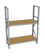 Стеллаж грузовой СГР 3000x2100x1000 2 полки (ДСП) Стеллаж грузовой СГР 3000x2100x1000 2 полки (ДСП)