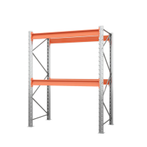 Стеллаж паллетный СПЛ 3000х1800х1100 2 яруса (1300/9700) Стеллаж паллетный СПЛ 3000х1800х1100 2 яруса (1300/9700)