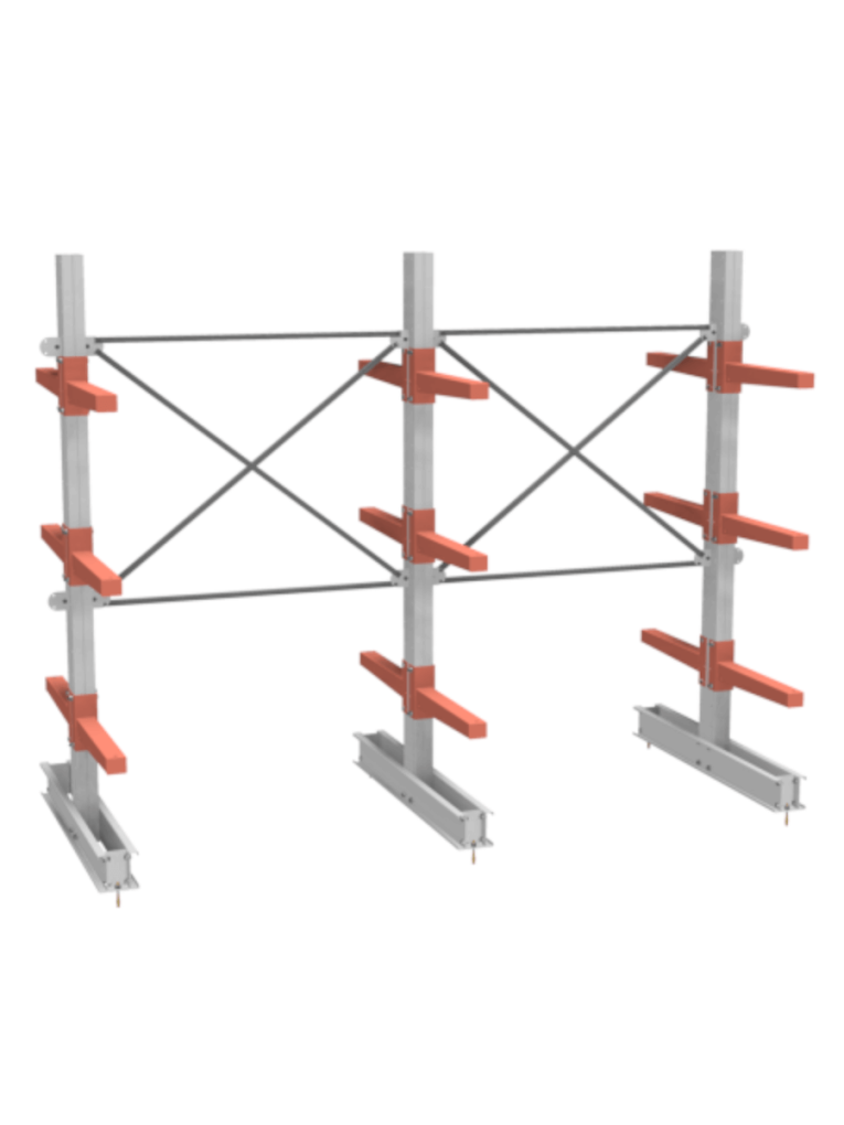 СТ-062 Стеллаж двухсторонний 3 яруса купить в Мурманске