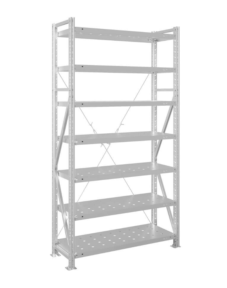 Стеллаж MS U 2000x700x300 7 полок (300 кг, перф) купить в Мурманске