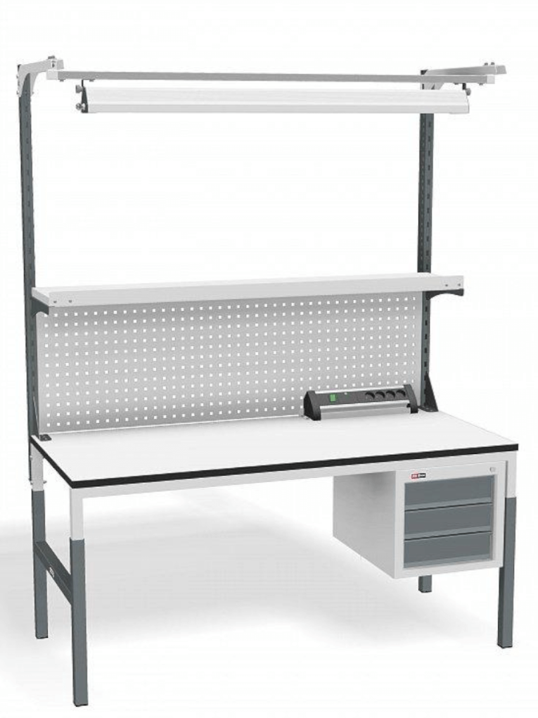 Стол монтажный ДиКом СР-М-150/90-05 ESD Пластик купить в Мурманске Стол монтажный ДиКом СР-М-150/90-05 ESD Пластик купить в Мурманске