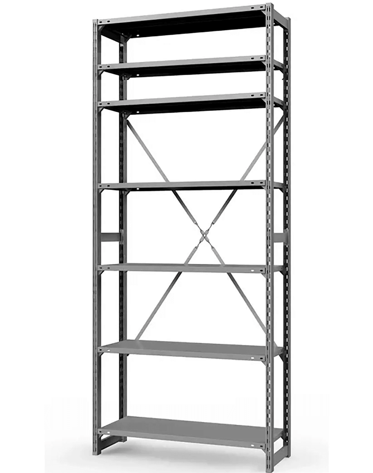 Стеллаж ТСУ 3500x700x800 7 полок (150 кг, металл) купить в Мурманске