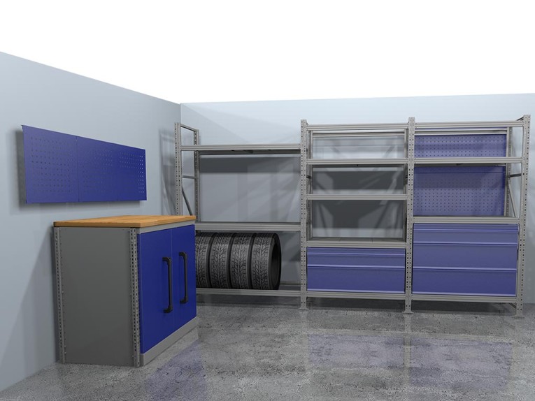 Стеллажная система хранения №1 Гараж купить в Мурманске Стеллажная система хранения №1 Гараж купить в Мурманске