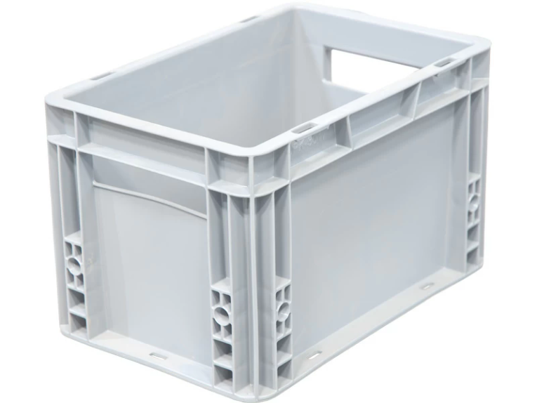 Ящик 300х200х170 сплошной, гладкое дно, цв. серый купить в Мурманске