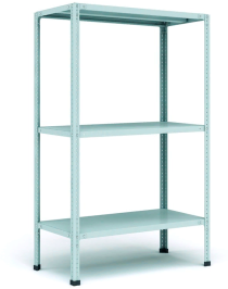 Стеллаж металлический Титан МС-500 2000х1200х600 3 полки Стеллаж металлический Титан МС-500 2000х1200х600 3 полки
