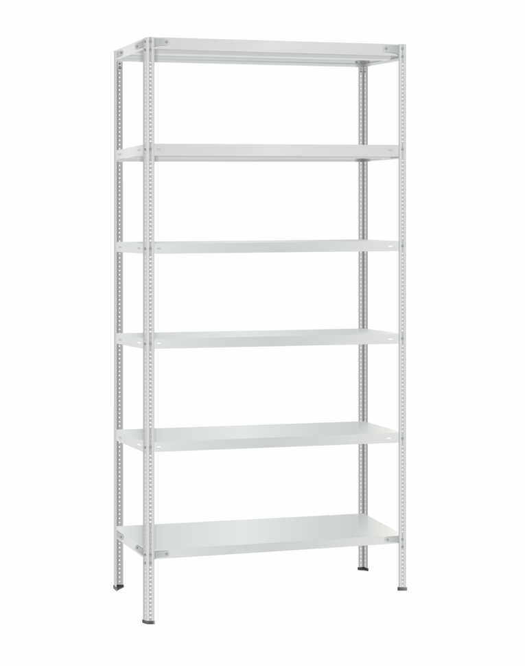 Стеллаж металлический Титан МС-500 3000х1000х500 6 полок купить в Мурманске Стеллаж металлический Титан МС-500 3000х1000х500 6 полок купить в Мурманске