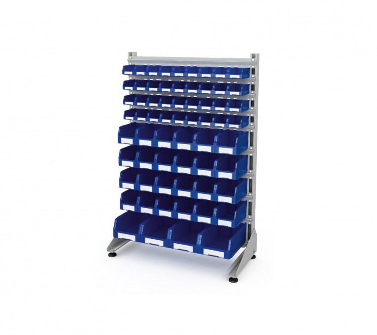 Стеллаж для пластиковых лотков SORTEX односторонний 1500x1000x450.05 купить в Мурманске