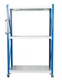 Стеллаж мобильный БиКом СТ-4 300x90x90 3 полки