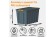 Контейнер особопрочный Rox Box PRO 70 (589х396х355 мм с крышкой и клипсами, на роликах, антрацит) купить в Мурманске