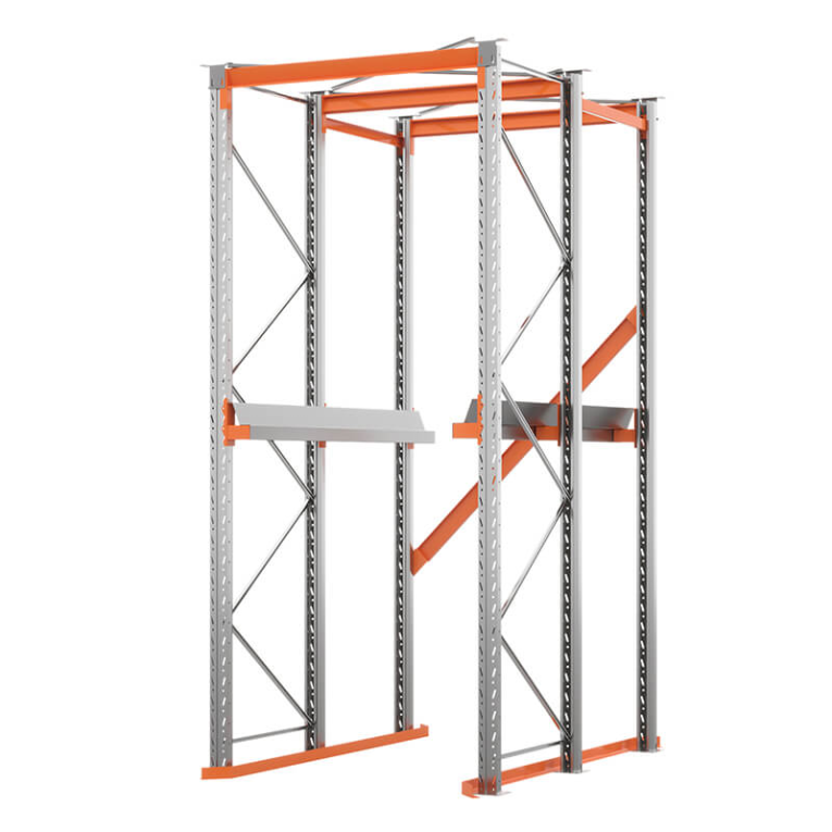 Стеллаж набивной паллетный (3000х1580х1800 мм), 1 линия, 2 яруса купить в Мурманске Стеллаж набивной паллетный (3000х1580х1800 мм), 1 линия, 2 яруса купить в Мурманске