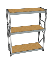 Стеллаж грузовой СГР 3000x1800x800 3 полки (ДСП) Стеллаж грузовой СГР 3000x1800x800 3 полки (ДСП)