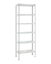 Стеллаж металлический Титан МС-500 2400х700х400 6 полок Стеллаж металлический Титан МС-500 2400х700х400 6 полок