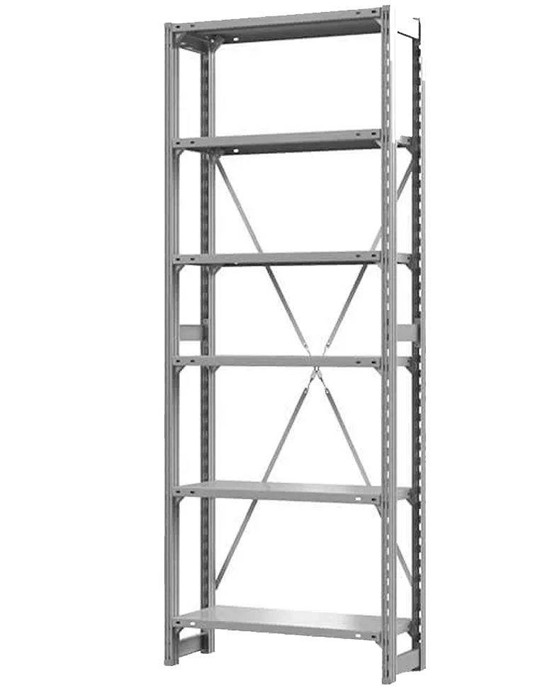 Стеллаж ТСУ 3500x700x800 6 полок (300 кг, перф) купить в Мурманске