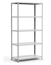Стеллаж металлический Титан МС-500 1000х1000х600 5 полок Стеллаж металлический Титан МС-500 1000х1000х600 5 полок