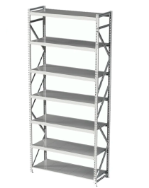 Стеллаж MS Profi 3000х1200х400 7 полок Стеллаж MS Profi 3000х1200х400 7 полок