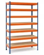 Стеллаж Профи-Т 3000x1540x450 7 полок (фанера усил., 450 кг на ярус) Стеллаж Профи-Т 3000x1540x450 7 полок (фанера усил., 450 кг на ярус)