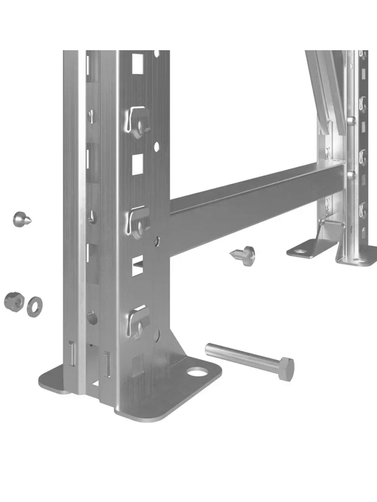 Стеллаж MS U 3000x700x500 3 полки (400 кг, перф) купить в Мурманске