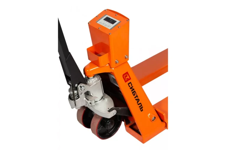 Гидравлическая тележка (рокла) ACR-ES c весами, 2,5 т, Вилы: 1150 Х 550, СибТаль, полиуретановые колеса купить в Мурманске Гидравлическая тележка (рокла) ACR-ES c весами, 2,5 т, Вилы: 1150 Х 550, СибТаль, полиуретановые колеса купить в Мурманске